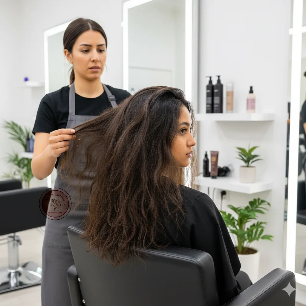 Before Hair Botox Treatment