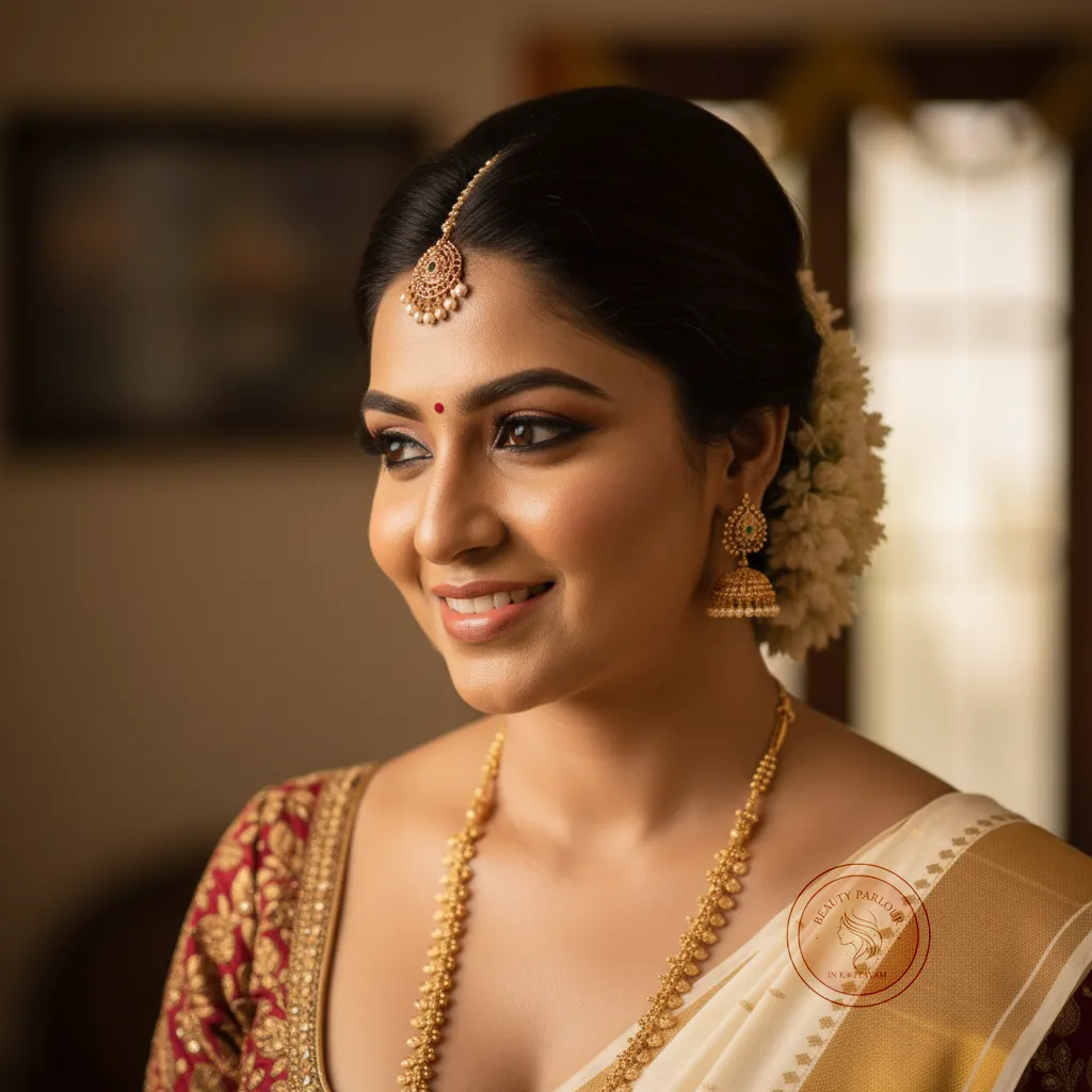 Fair skin bridal makeup look