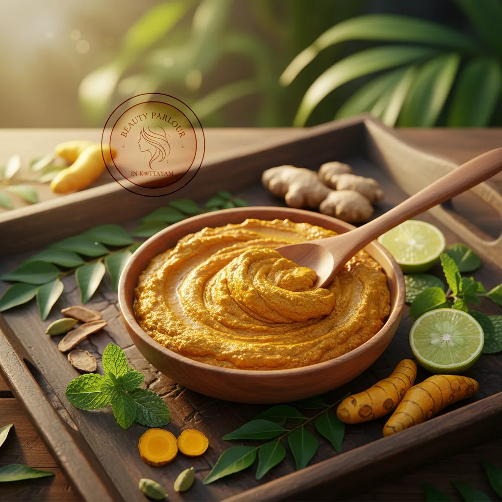 Natural skincare remedies Kerala turmeric honey mask Natural skincare remedies Kerala turmeric honey mask