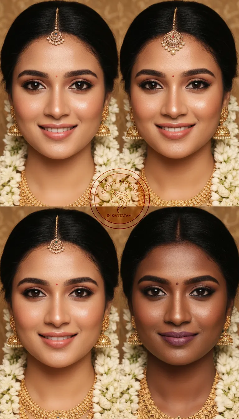 Barely-there bridal glow for different skin tones