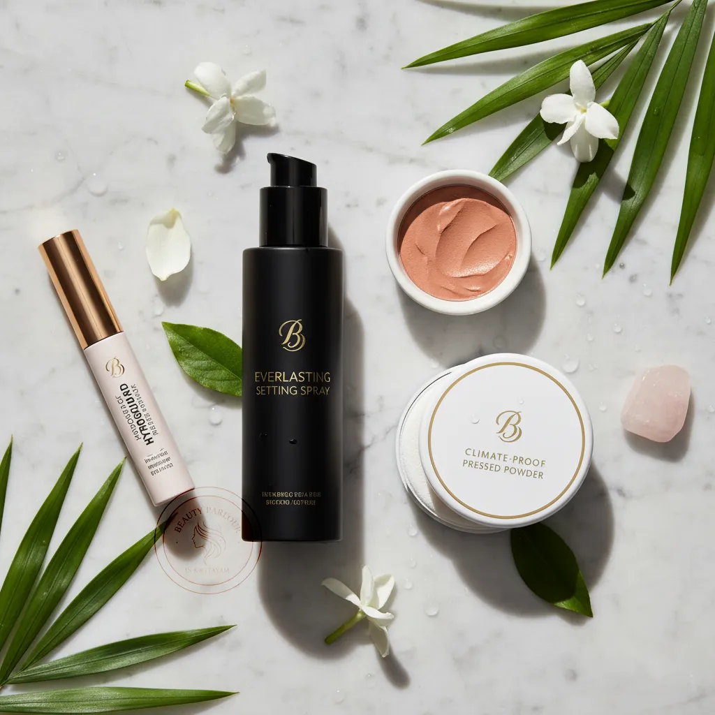 Bridal makeup product set for humid climates