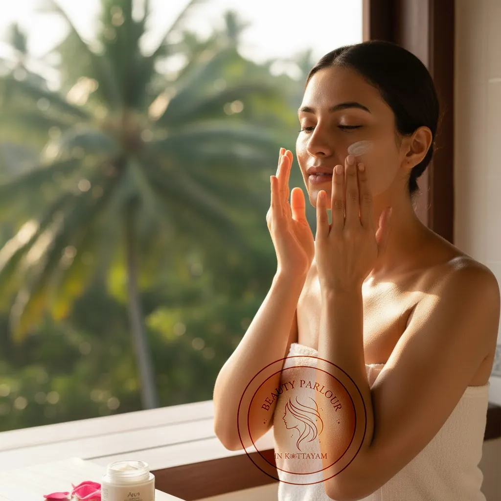 glowing skin routine Kerala morning moisturizer glowing skin routine Kerala morning moisturizer