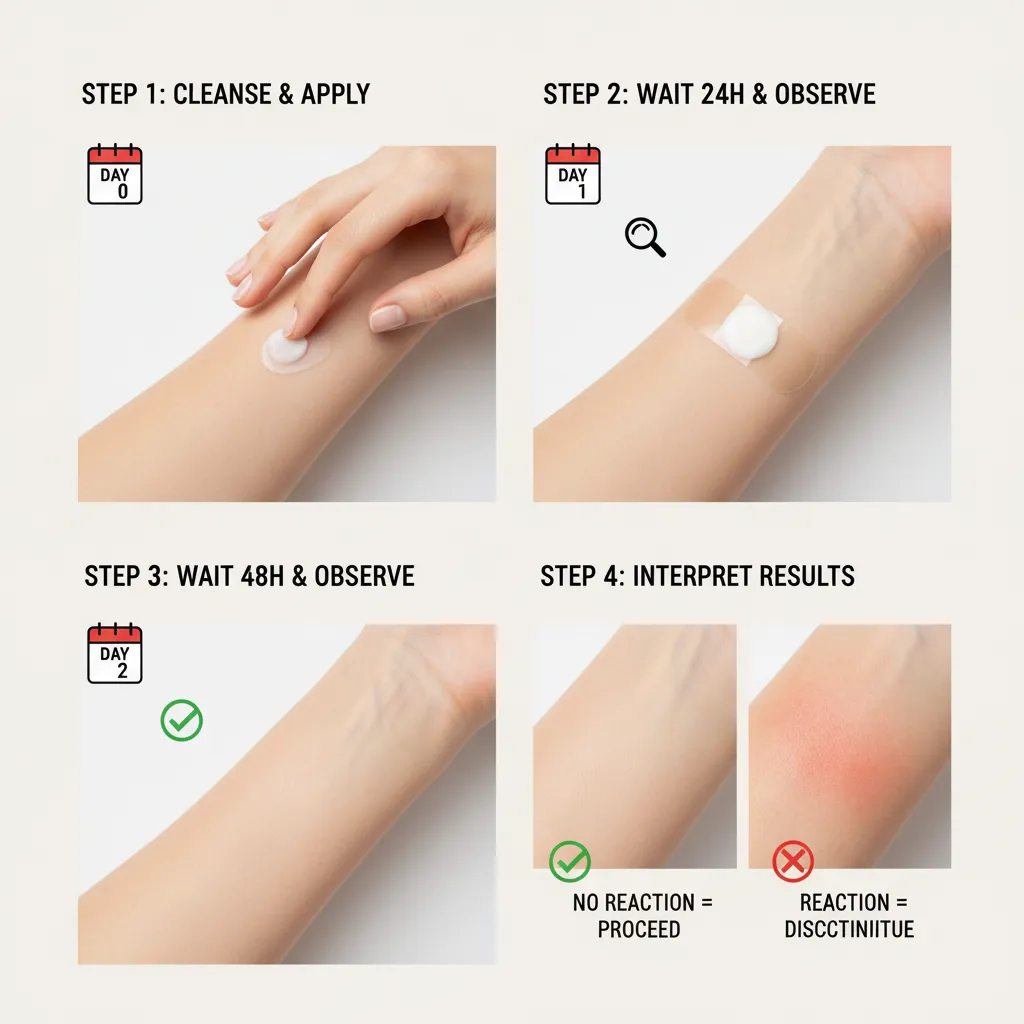 patch test for pigmentation product